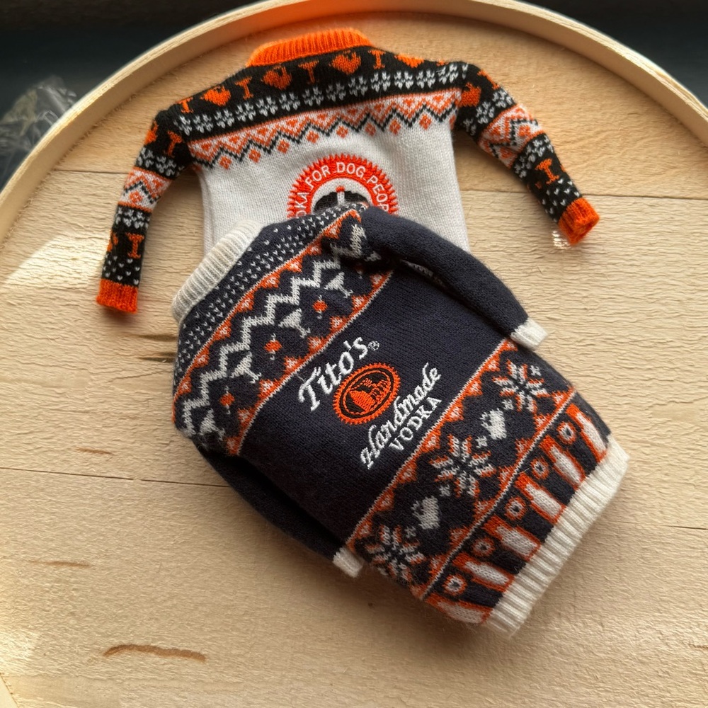 Tito's Handmade Vodka Bottle Sweaters